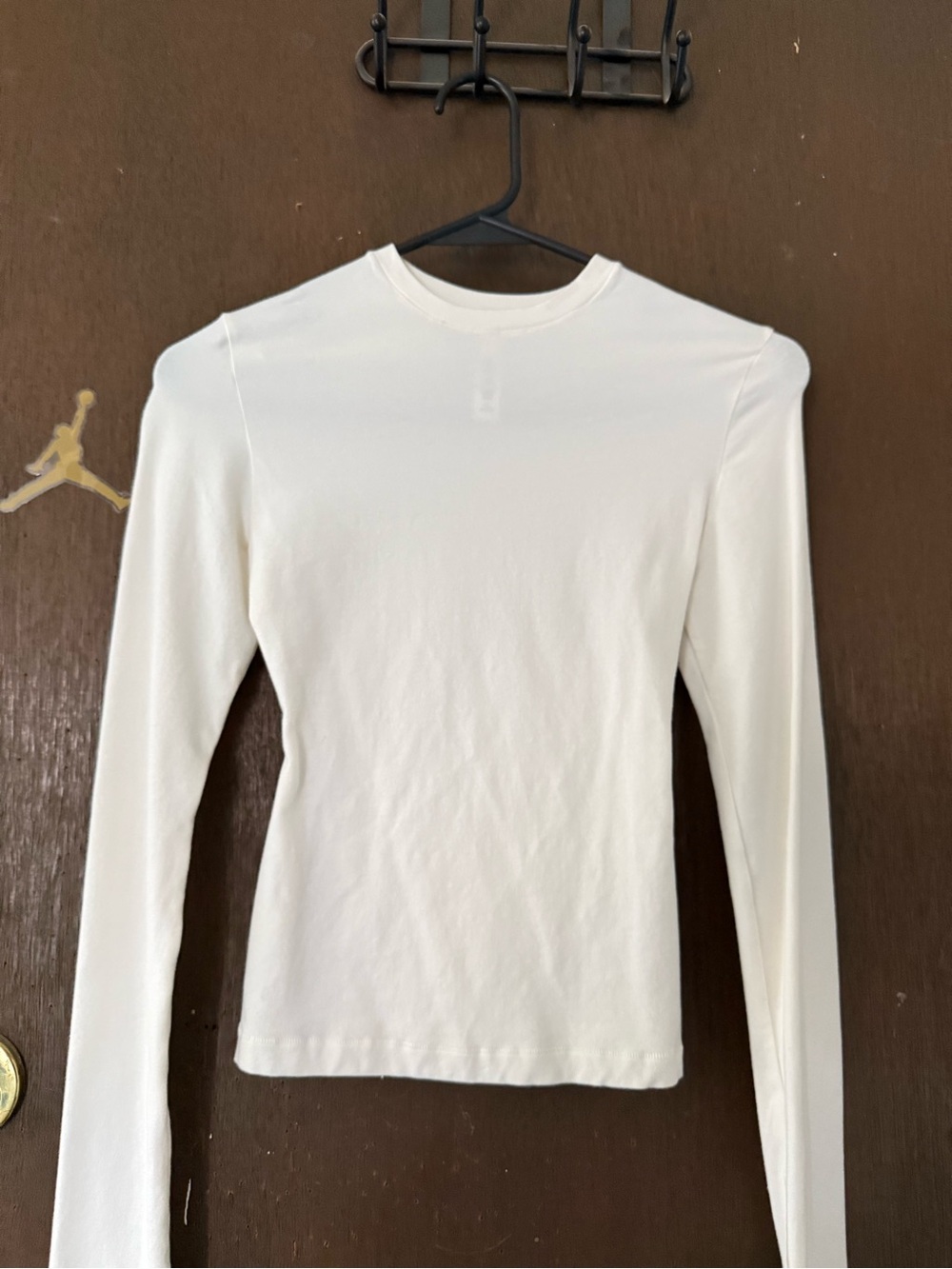 SKIMS Cotton Rib Long Sleeve Top